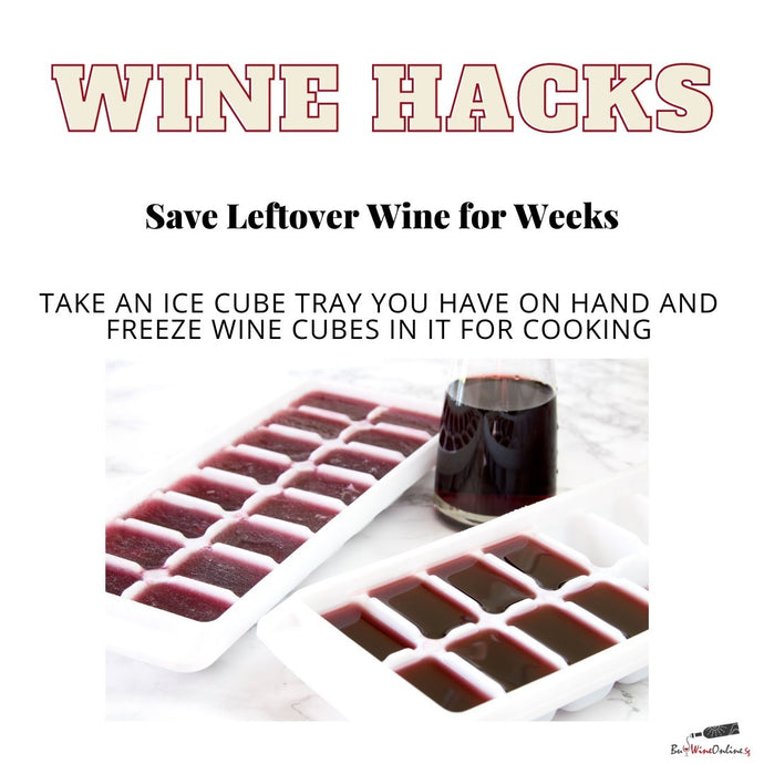 Save Leftover Wine for Weeks