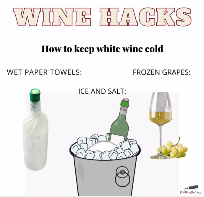 How to keep white wine cold?