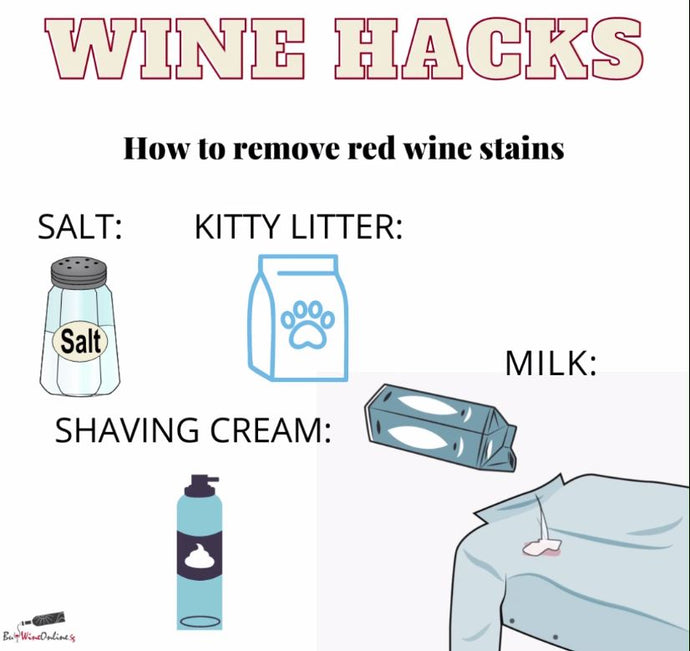 How to remove red wine stains 🍷 ⠀