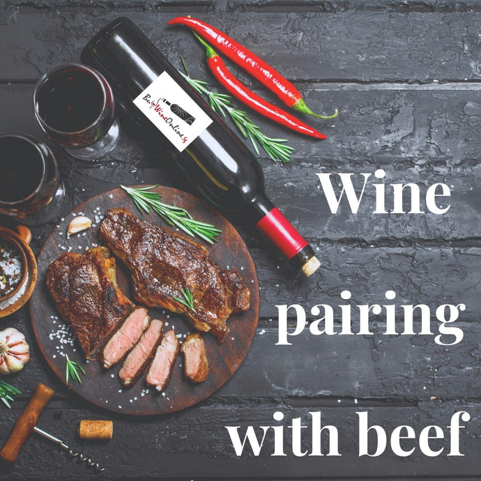 Wine pairing with beef